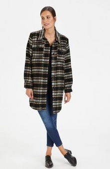Kaffe Kaloa Jacket Black Check